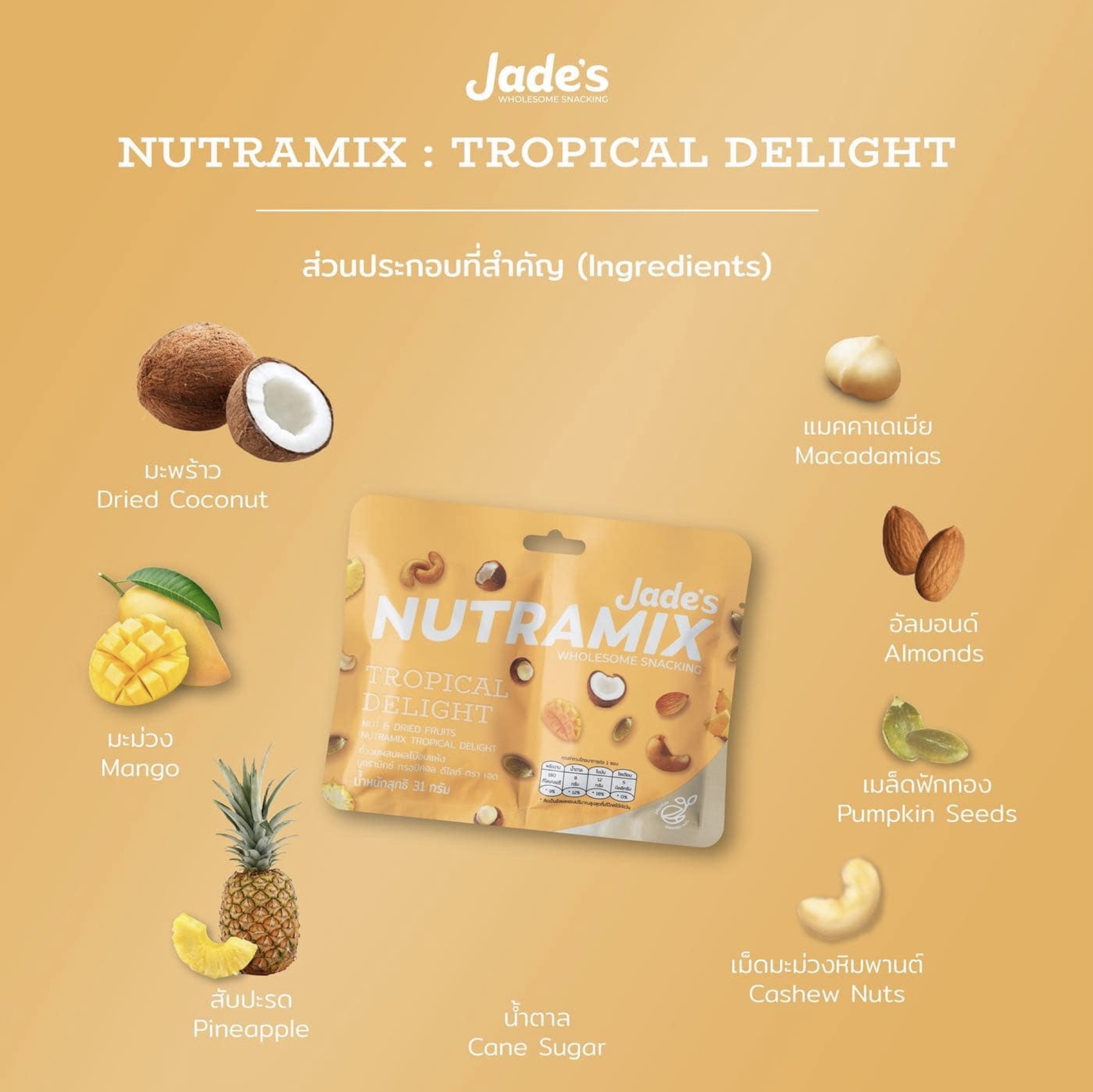 Jade's Nutramix - Tropical Delight